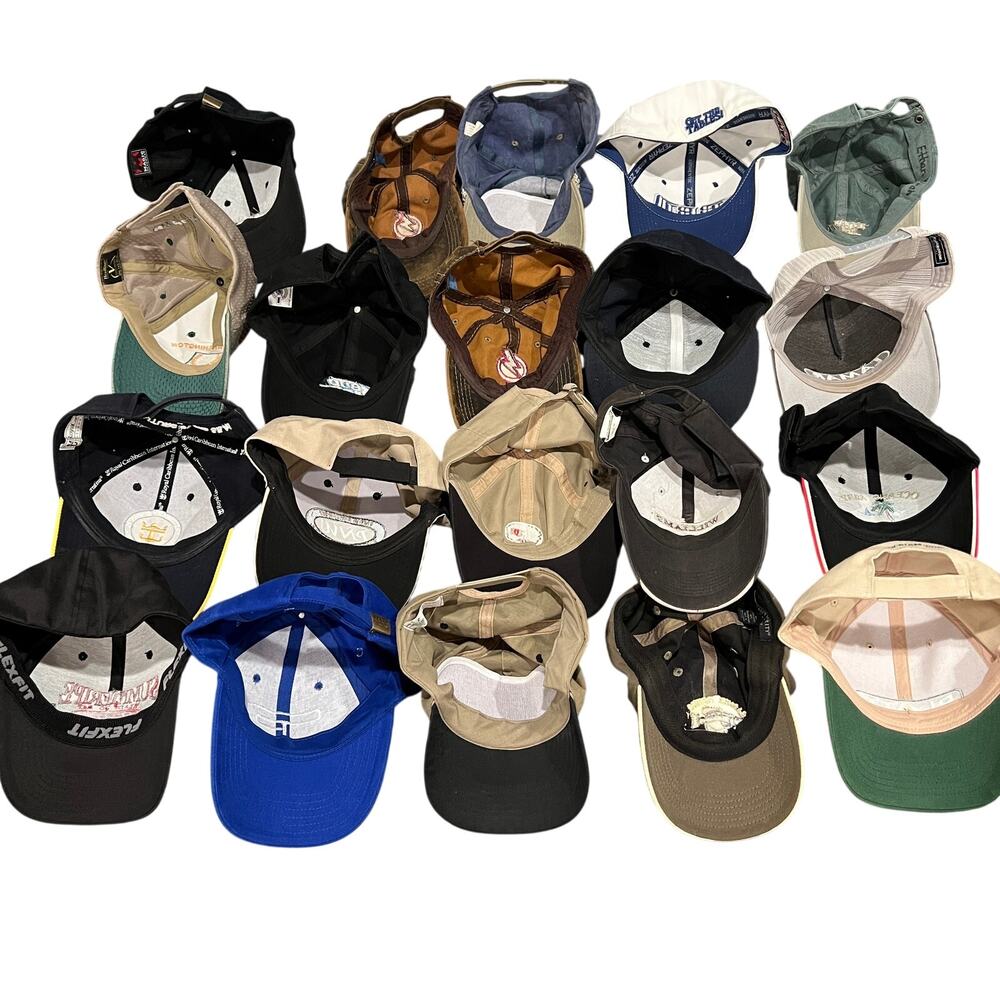Lot of 20 Used Hats Caps Mixed Brands Promo Agriculture Regional Reseller Bundle - Picture 5 of 6